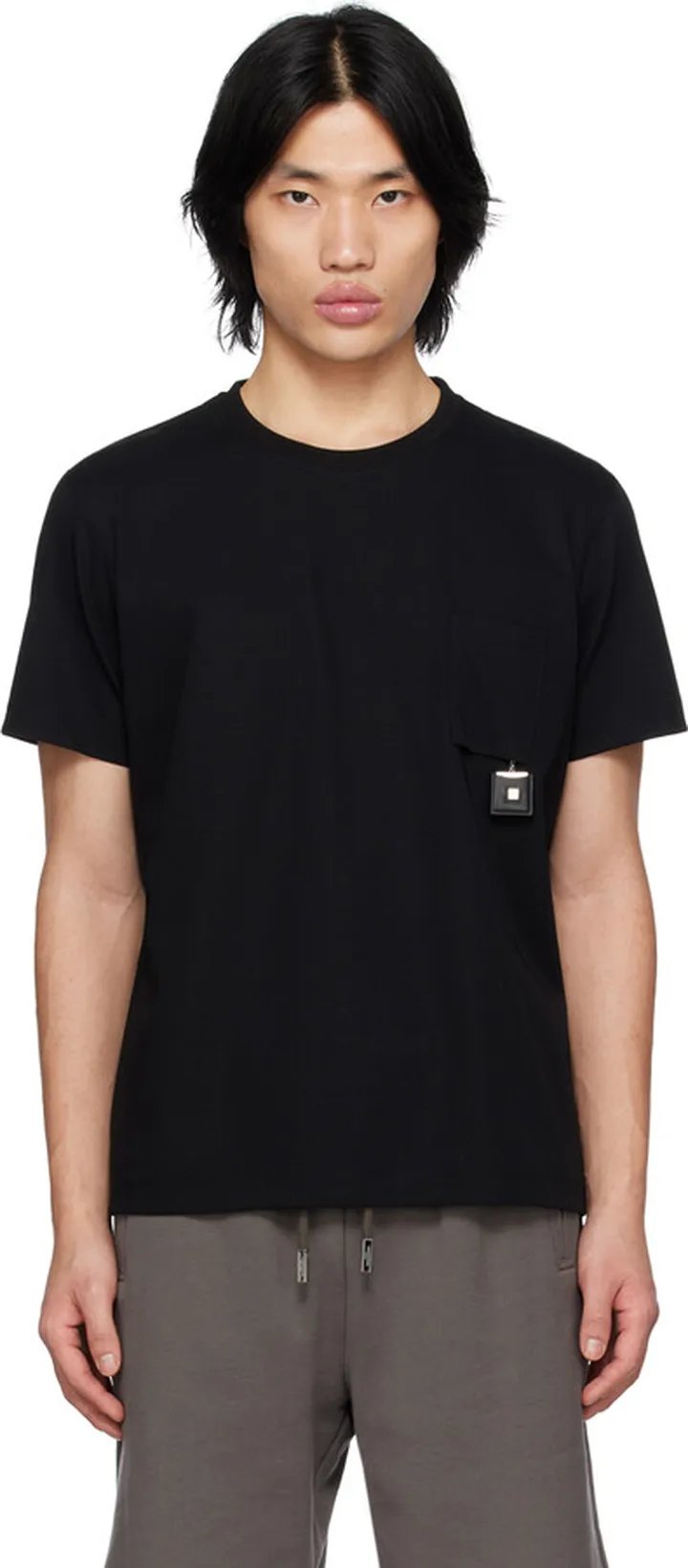 Wooyoungmi Black Patch Pocket T-Shirt