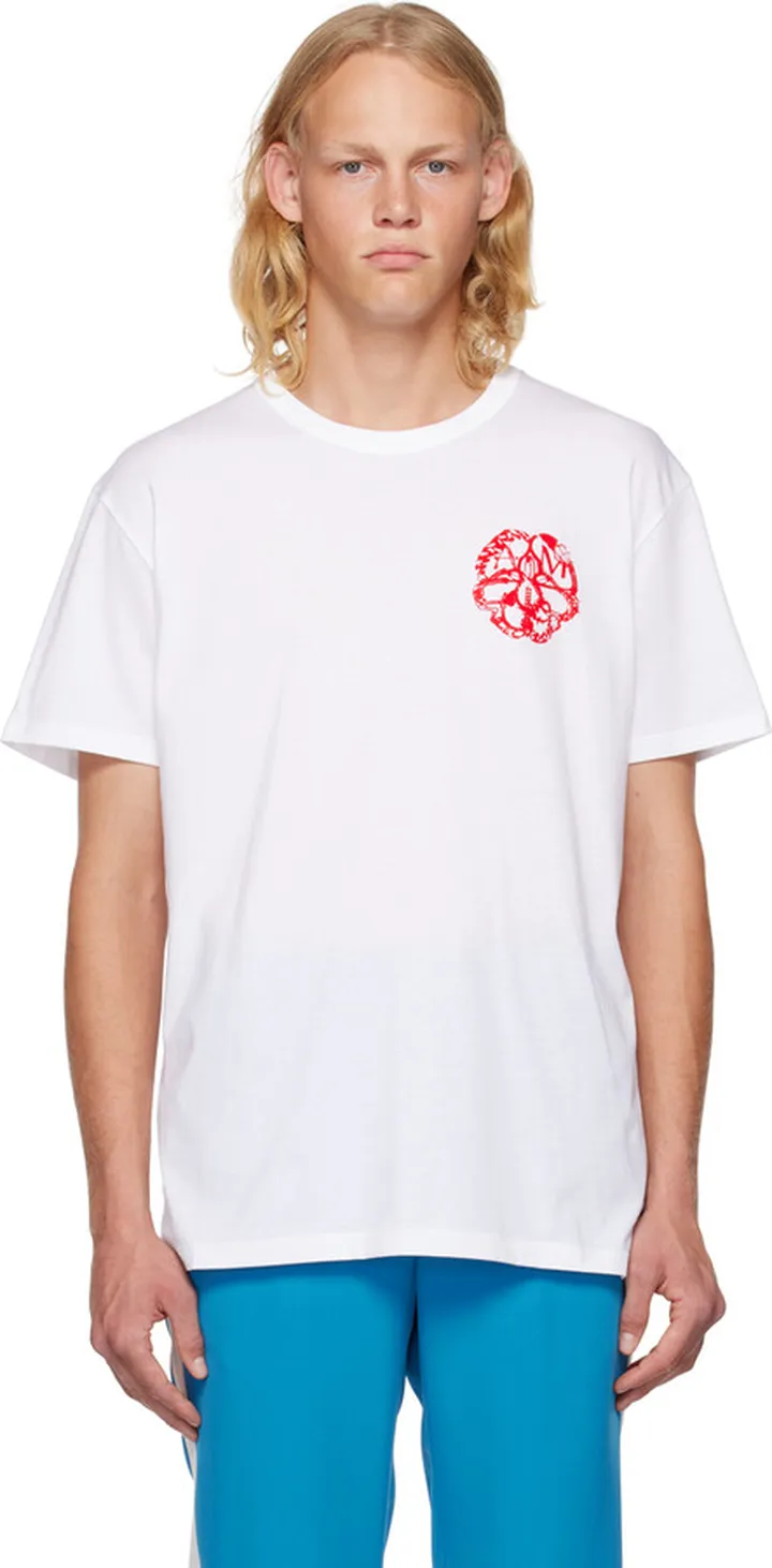Alexander McQueen White Graphic T-Shirt