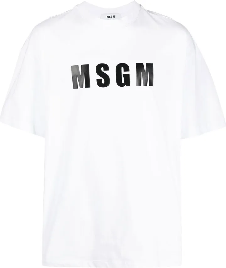 logo-print crew neck T-shirt