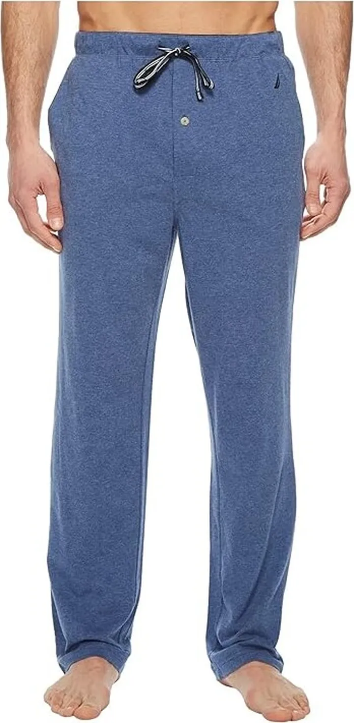 Nautica Knit Sleep Pants (Blue Indigo Heather) Men's Pajama