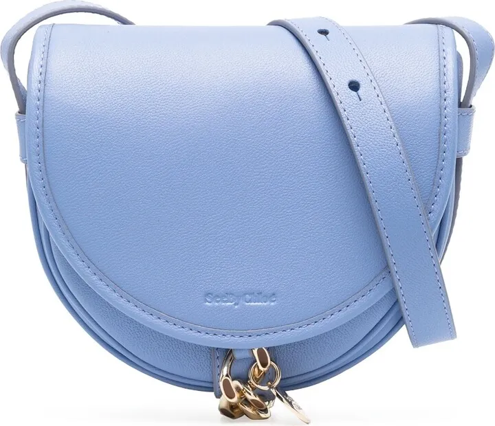 small Mara leather saddle bag