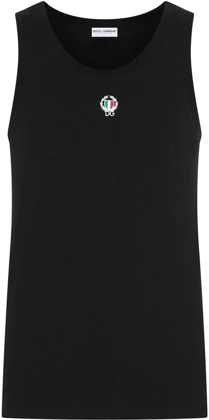 Embroidered Motif Tank Top