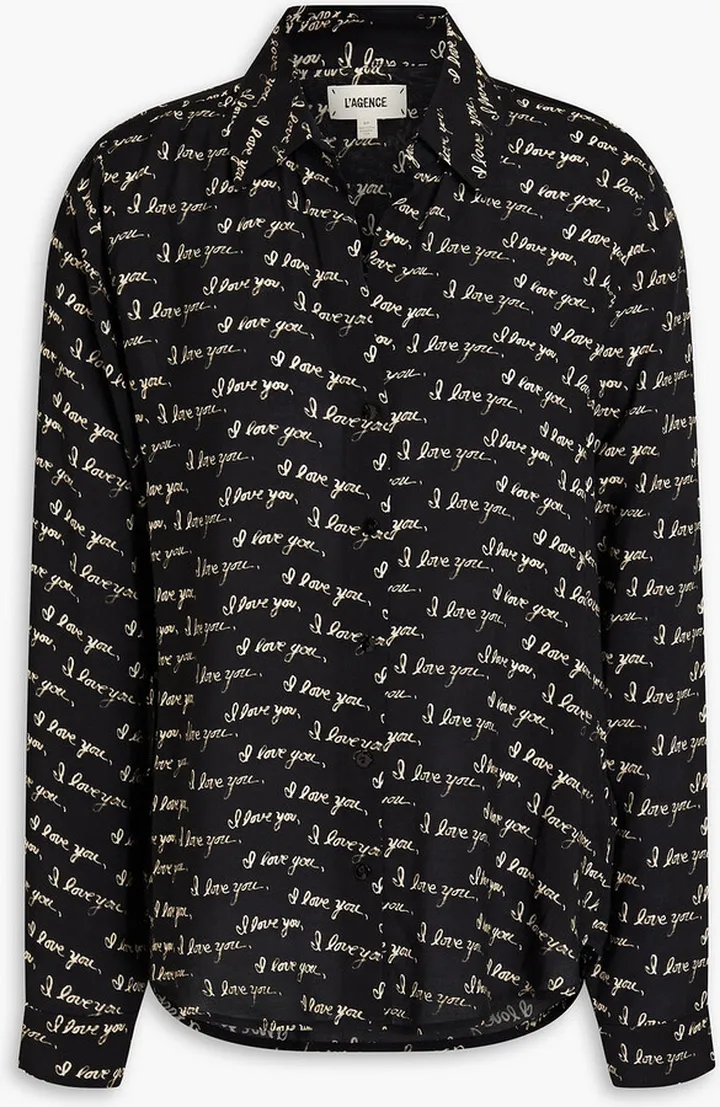 Holly printed woven shirt
