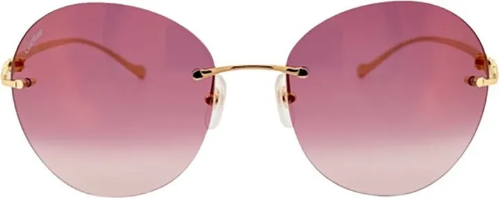 Cartier Rounded Frame Sunglasses