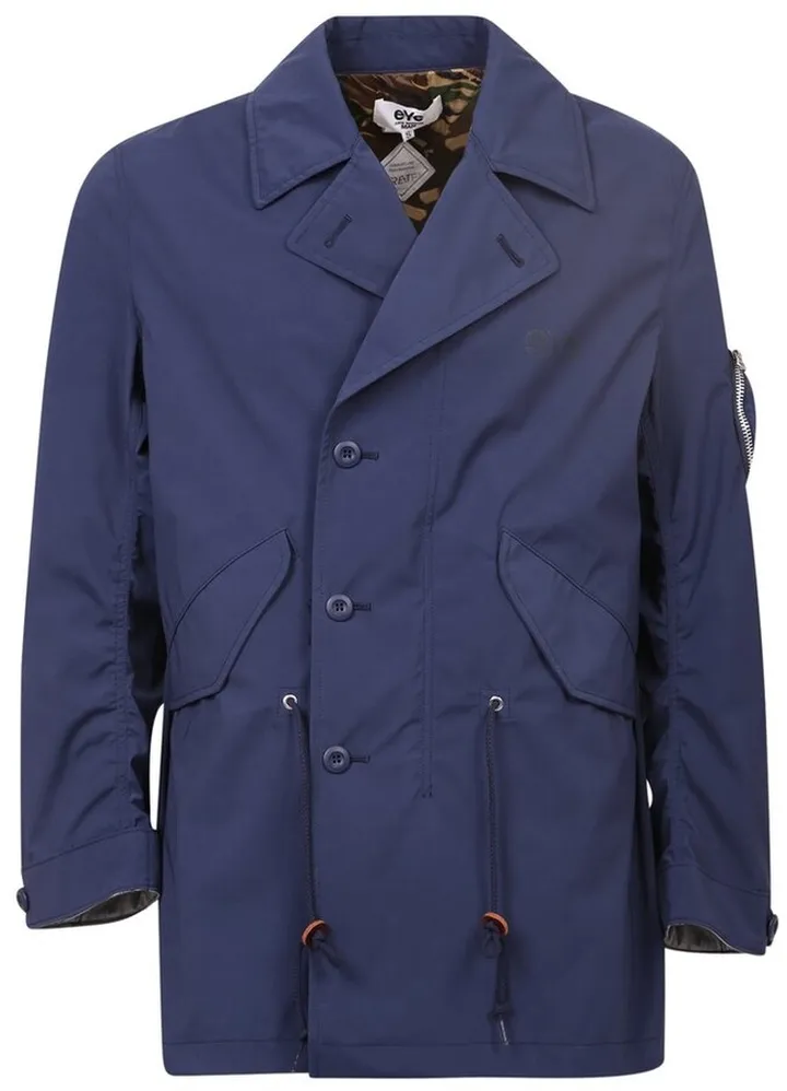 Junya Watanabe Drawstring Waist Revesible Coat