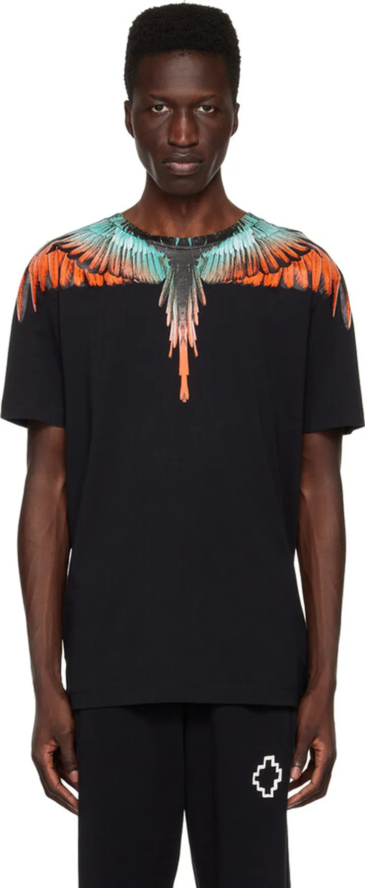 Marcelo Burlon County of Milan Black Icon Wings T-Shirt