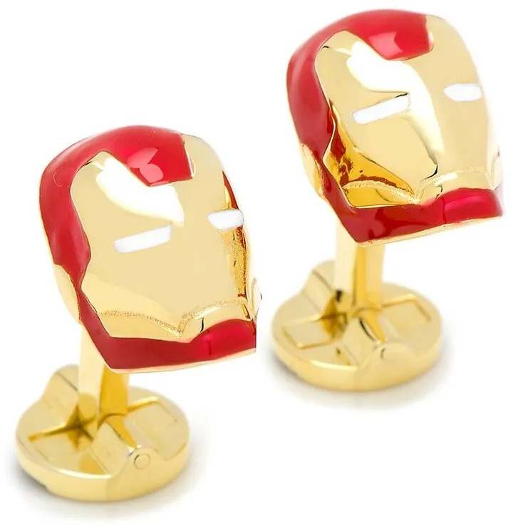 Marvel Comics 3D Iron Man Helmet Cuff Links