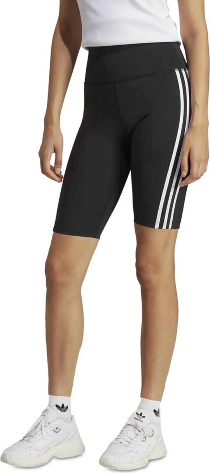 adidas Originals Women's Classic Three Stripe High Waist Short Tights