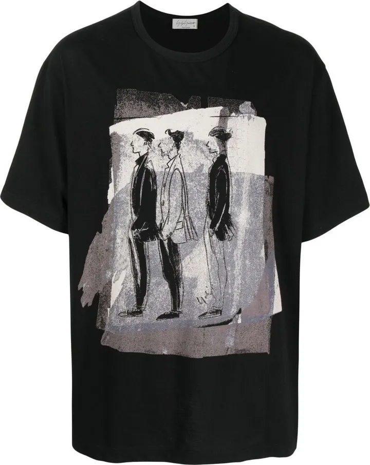 graphic-print short-sleeved T-shirt