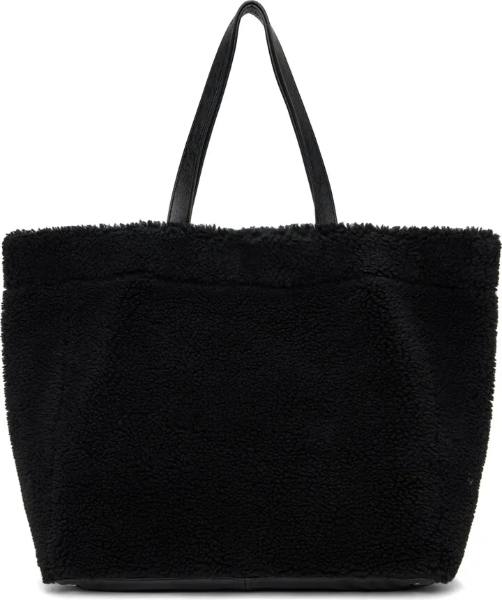 Stand Studio Black Large Shopping Tote