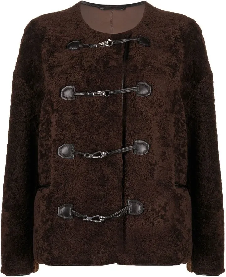 Teddy Shearling Clasp Jacket