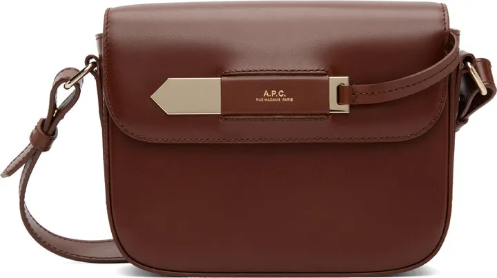 A.P.C. Brown Small Charlotte Bag