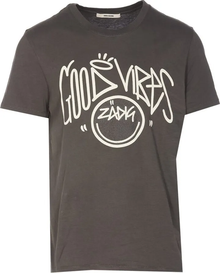 Zadig & Voltaire Graffiti Printed Crewneck T-Shirt