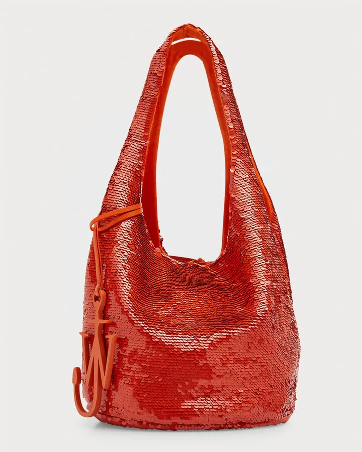 Mini Sequin Shopper Tote Bag