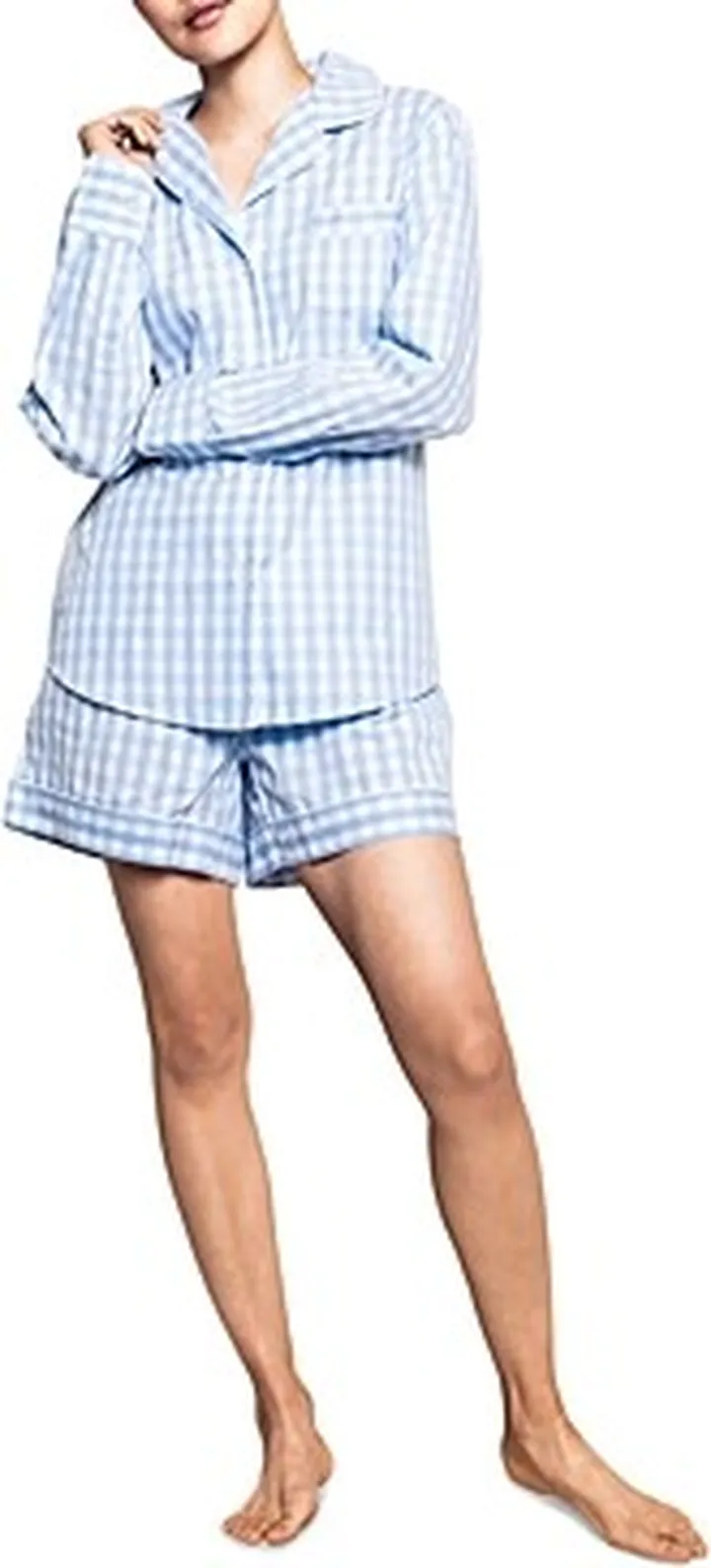 Petite Plume Gingham Classic Short Pajama Set