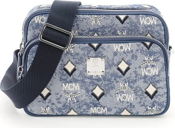 MCM Klassik Vintage Jacquard Monogram Crossbody Bag