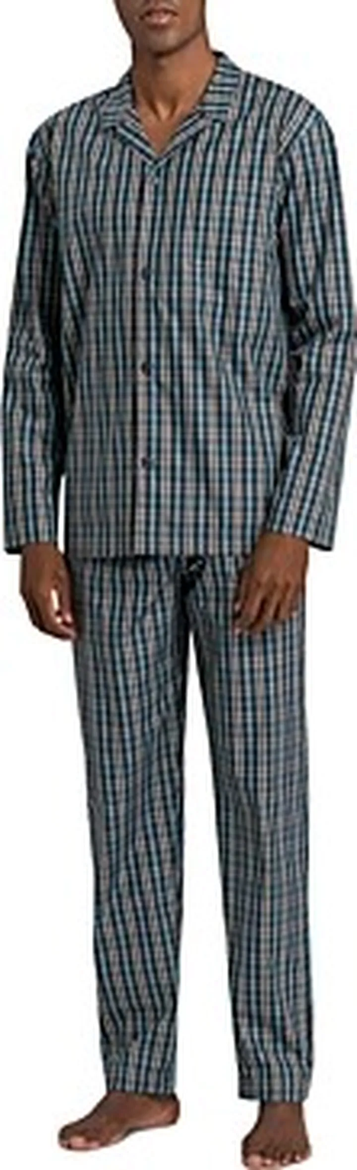 Hanro Night & Day Cotton Plaid Pajama Set