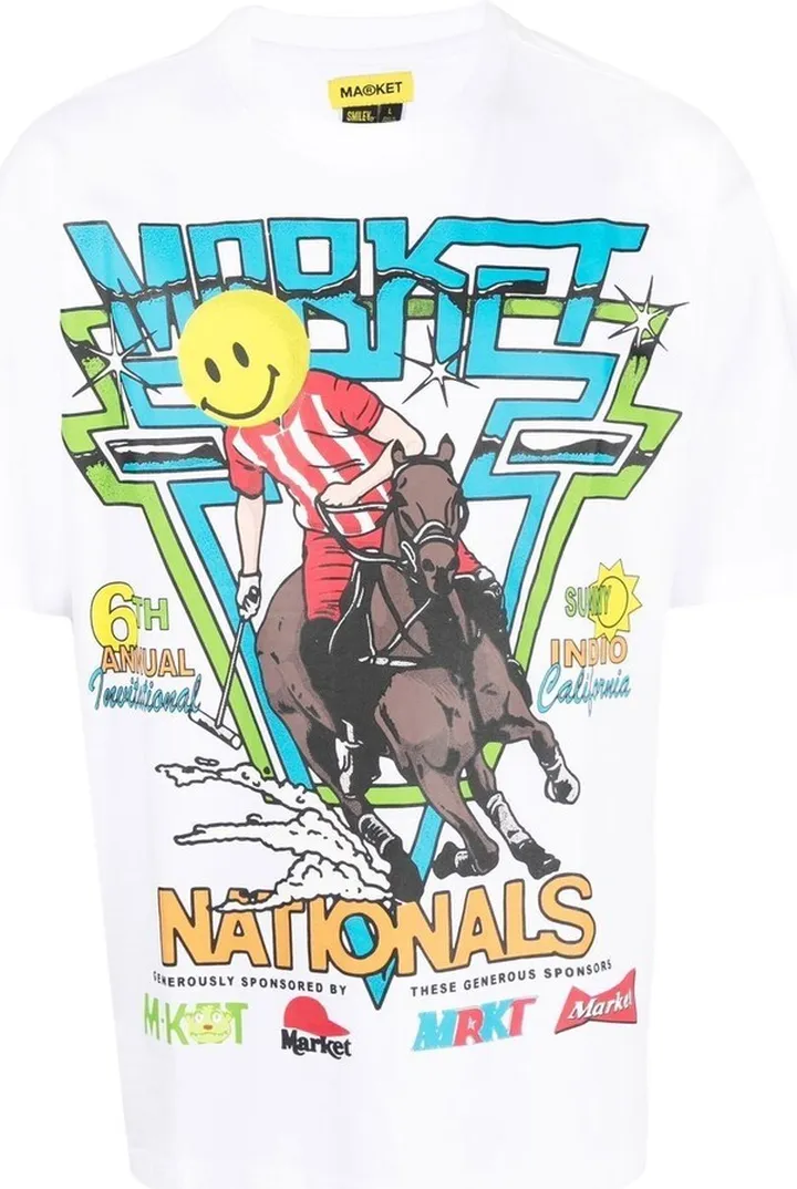 Smiley Polo Horserace T-shirt