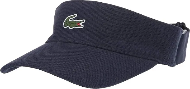 Lacoste Sport Petit Pique Golf Visor (Navy Blue) Casual Visor