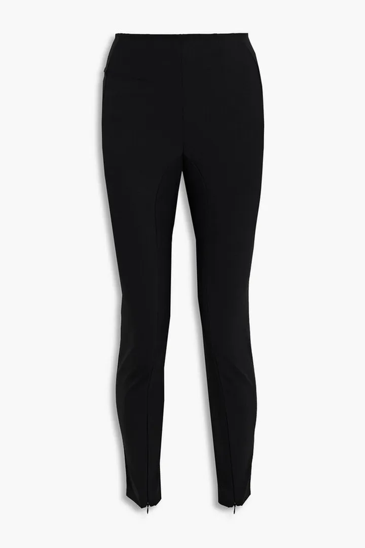 Adanis zip-detailed stretch-cady skinny pants
