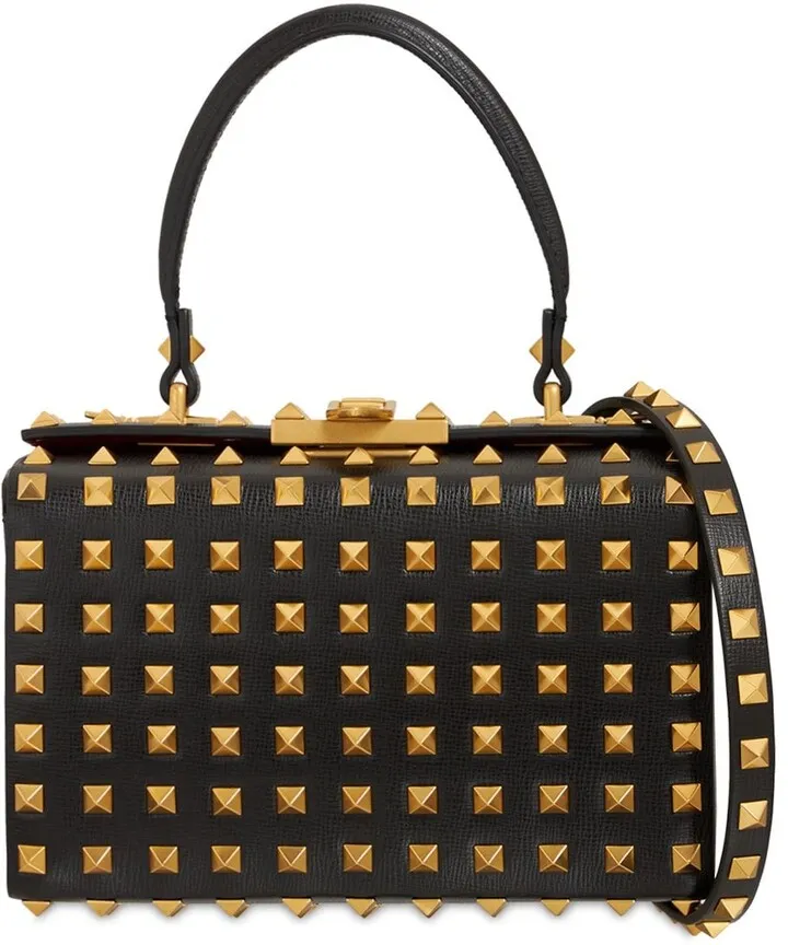 Box Rockstud Alcove Leather Shoulder Bag