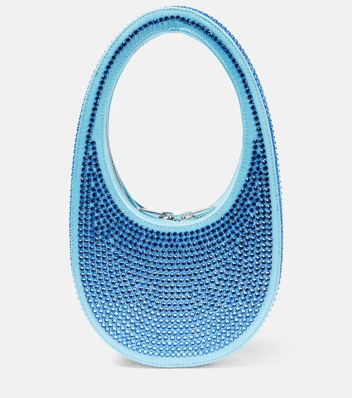 Swipe Mini embellished shoulder bag