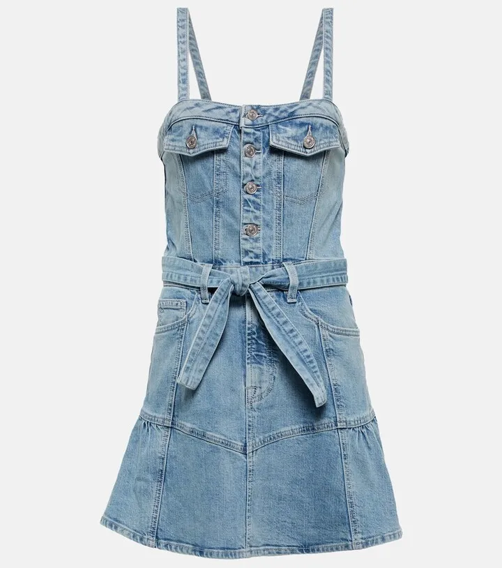 Denim minidress