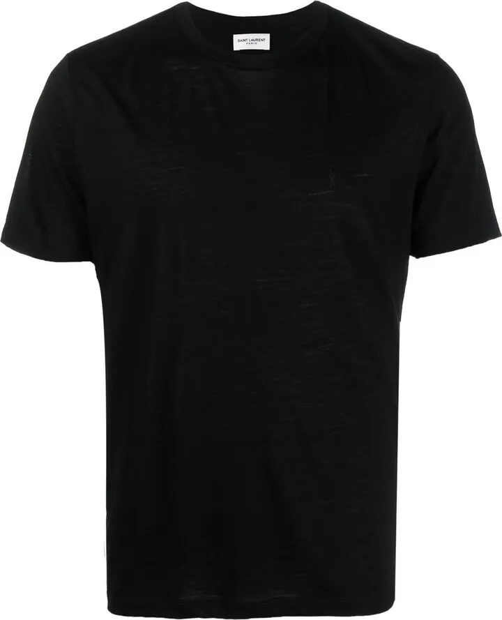 embroidered-logo detail T-shirt