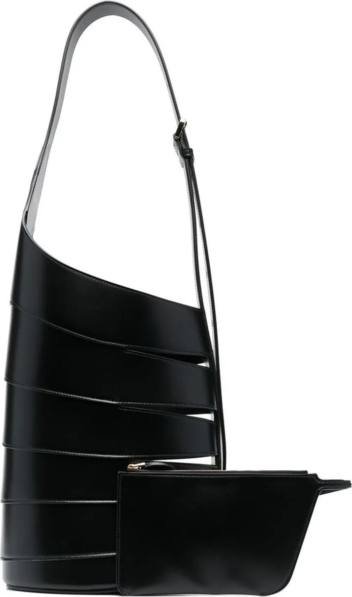 ALAÏA- Babel Leather Shoulder Bag