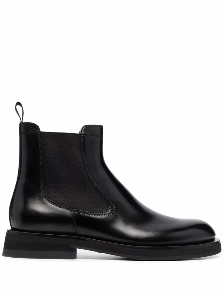leather Chelsea boots