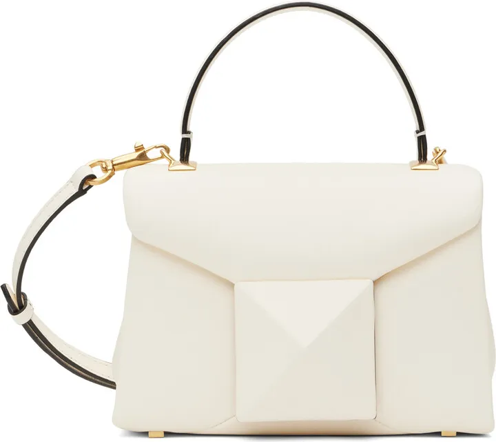 Valentino Garavani Off-White Mini One Stud Bag
