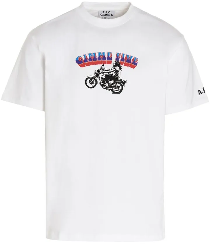 A.P.C. Graphic Print Crewneck T-Shirt