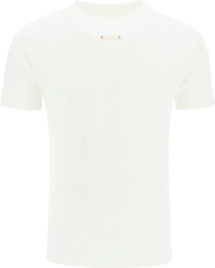 Ribbed Cotton Long Sleeve Shirt