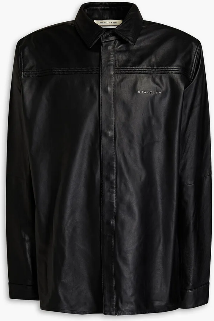 Drake leather shirt