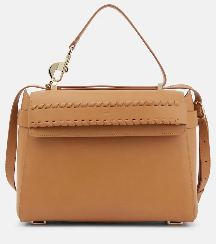 Nacha leather shoulder bag