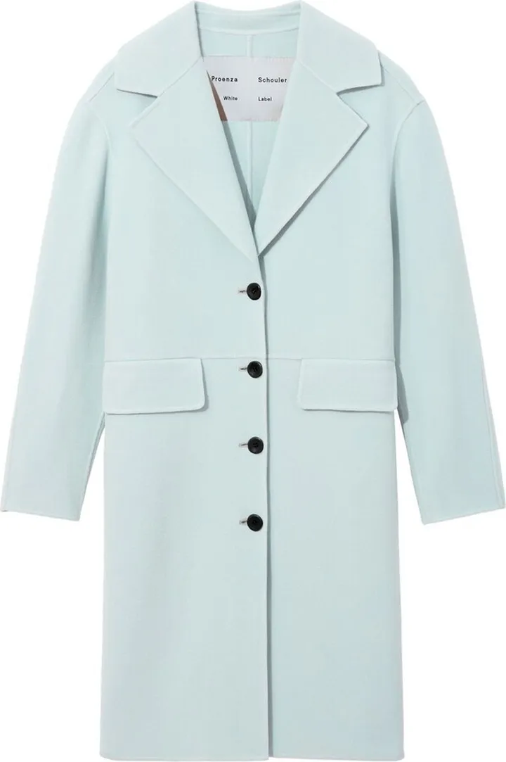 Single-Breasted Wool-Cashmere Coat