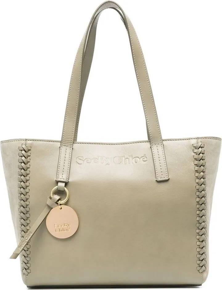Whipstitch Leather Tote Bag