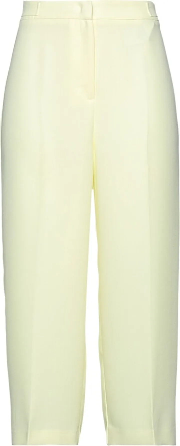 Cropped Pants Light Yellow