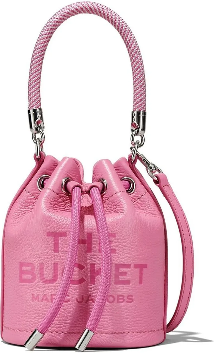 small The Bucket leather bag