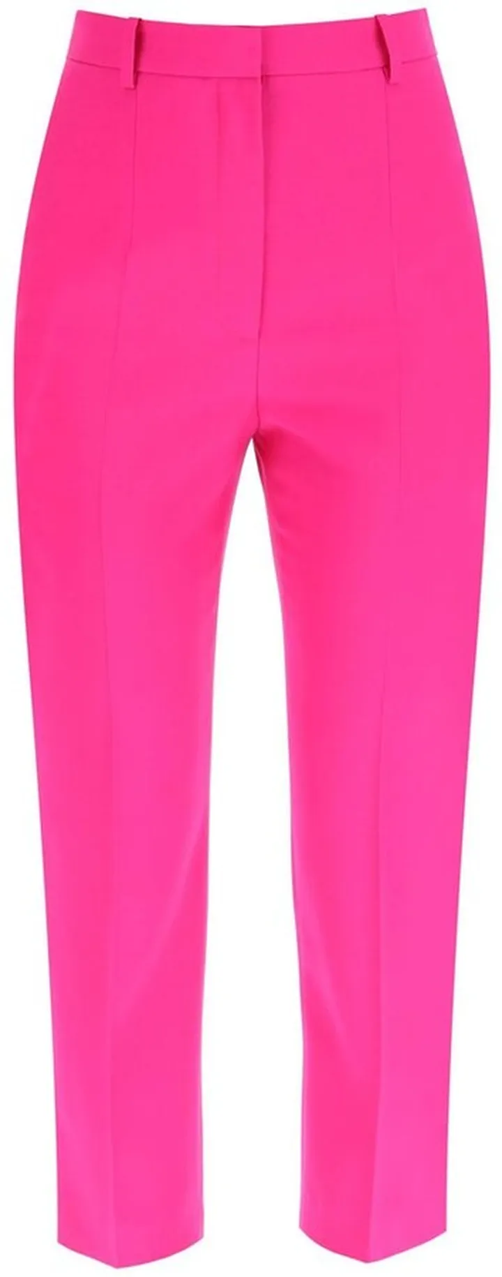 Alexander McQueen High-Waist Cropped Trousers