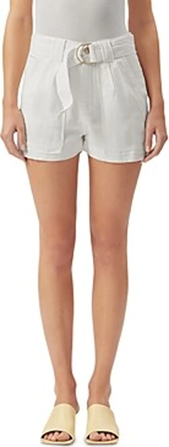 DL1961 Marie Belted Linen Shorts