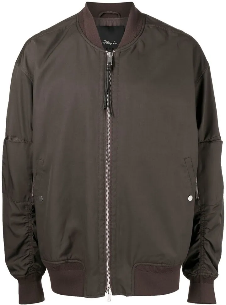 Zip-Front Bomber Jacket