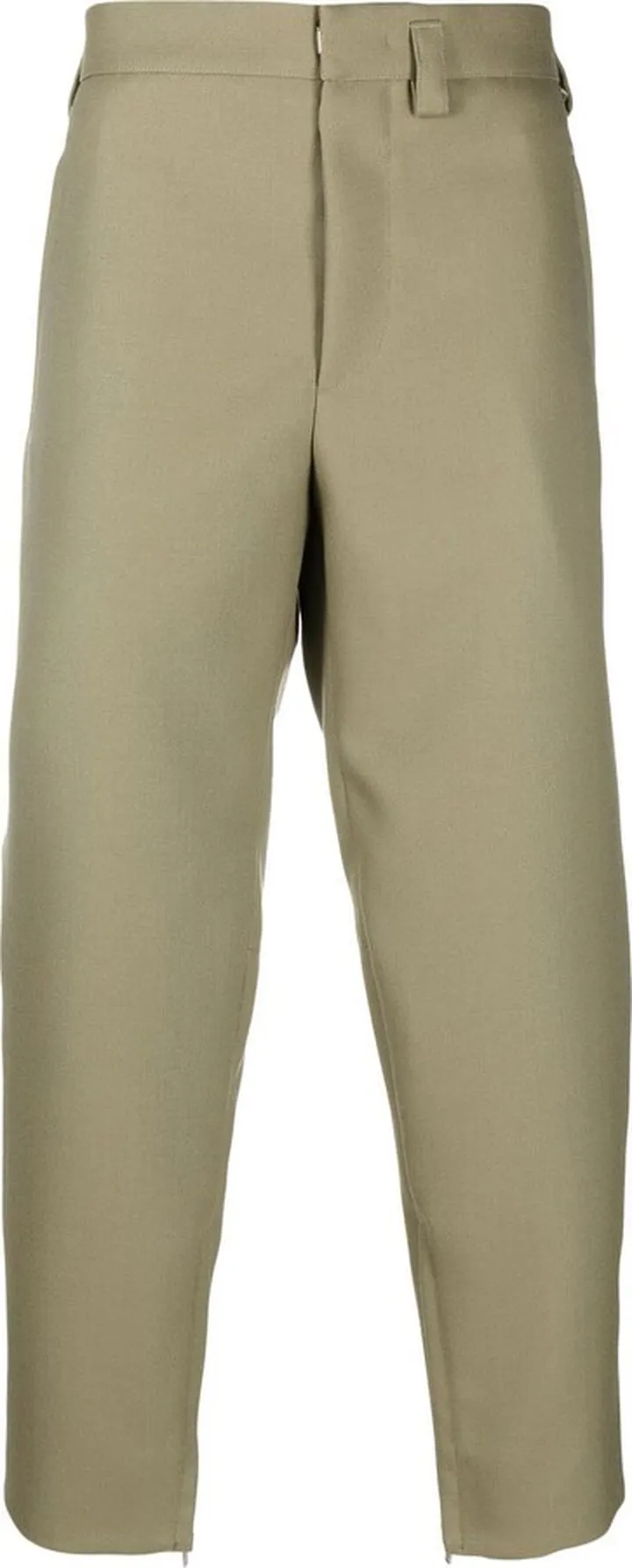 Wool Straight-Leg Trousers