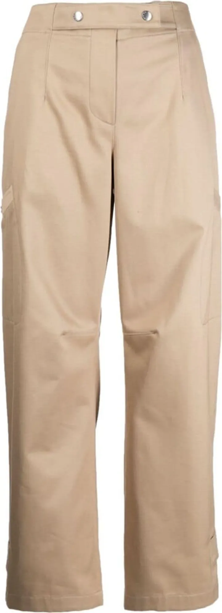 Straight-Leg Cotton Trousers