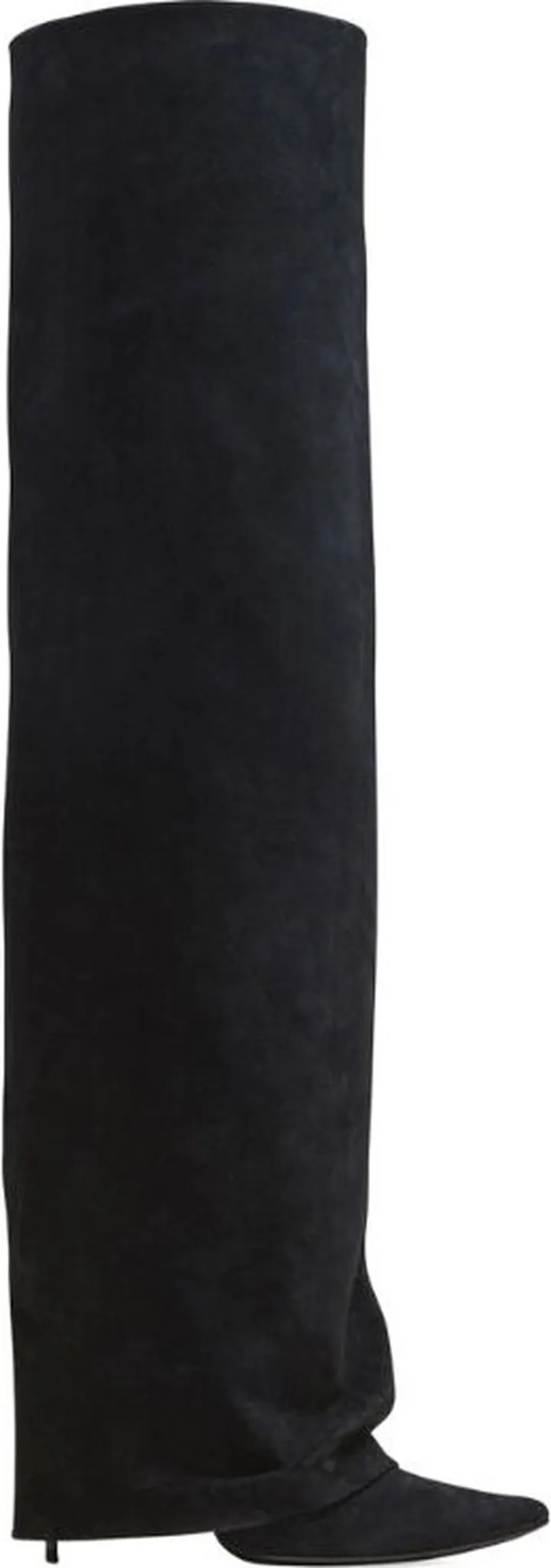 Balmain Suede Ariel Knee-High Boots 120