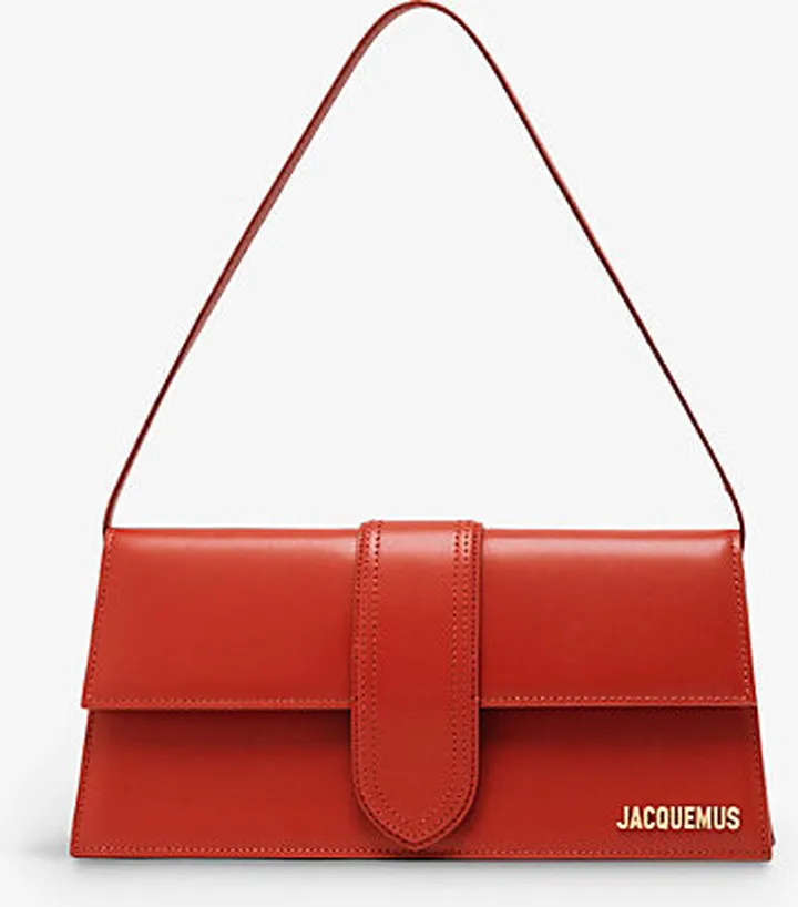 Womens Red Le Bambino Long Leather Shoulder bag