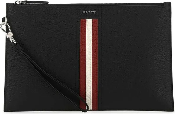 Bally Stripe Detailed Clutch Bag