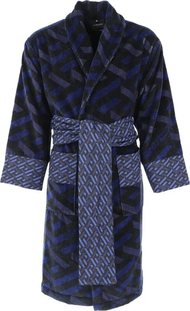Versace Ve La Greca Z7404 Robe Blue L