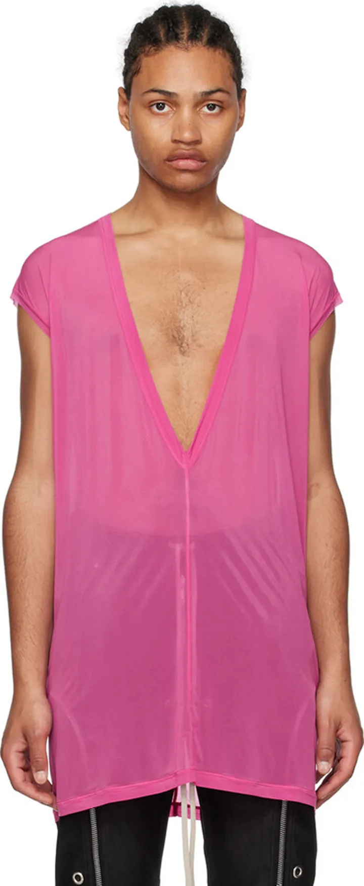 Rick Owens Pink Dylan T-Shirt