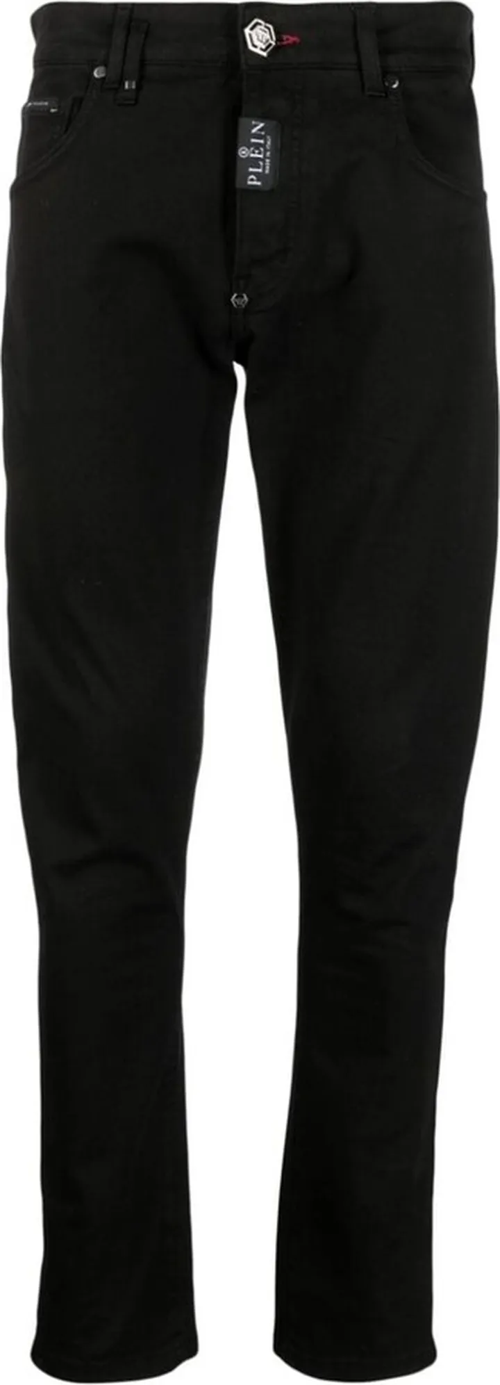 Logo-Plaque Skinny Jeans